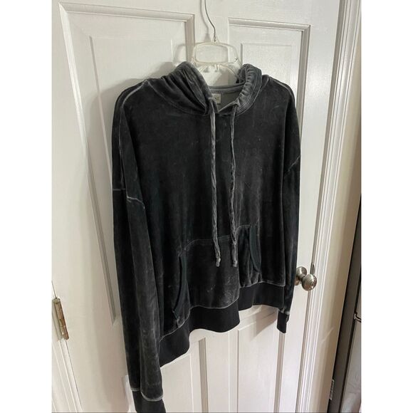 Knox Rose velour hooded sweatshirt size L - Picture 5 of 11